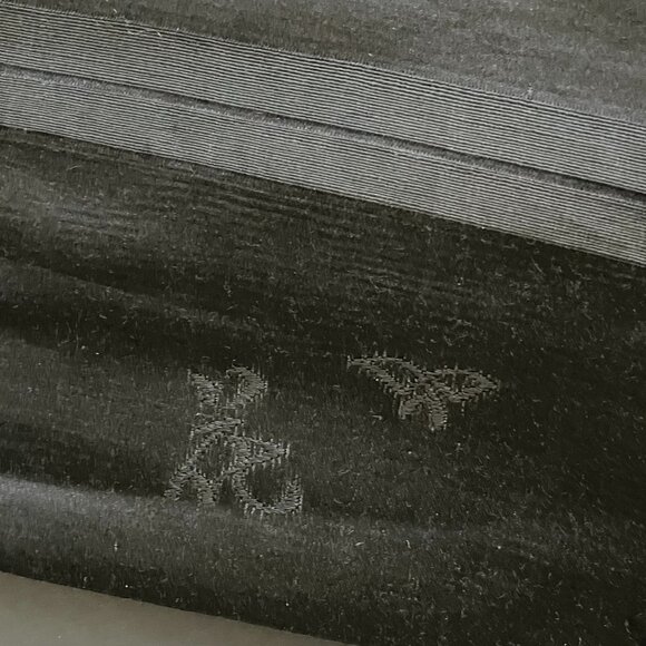 Japanese Nagoya Obi Sash in Pure Silk with a Painted Picture of an Old Ship - Picture 8 of 8